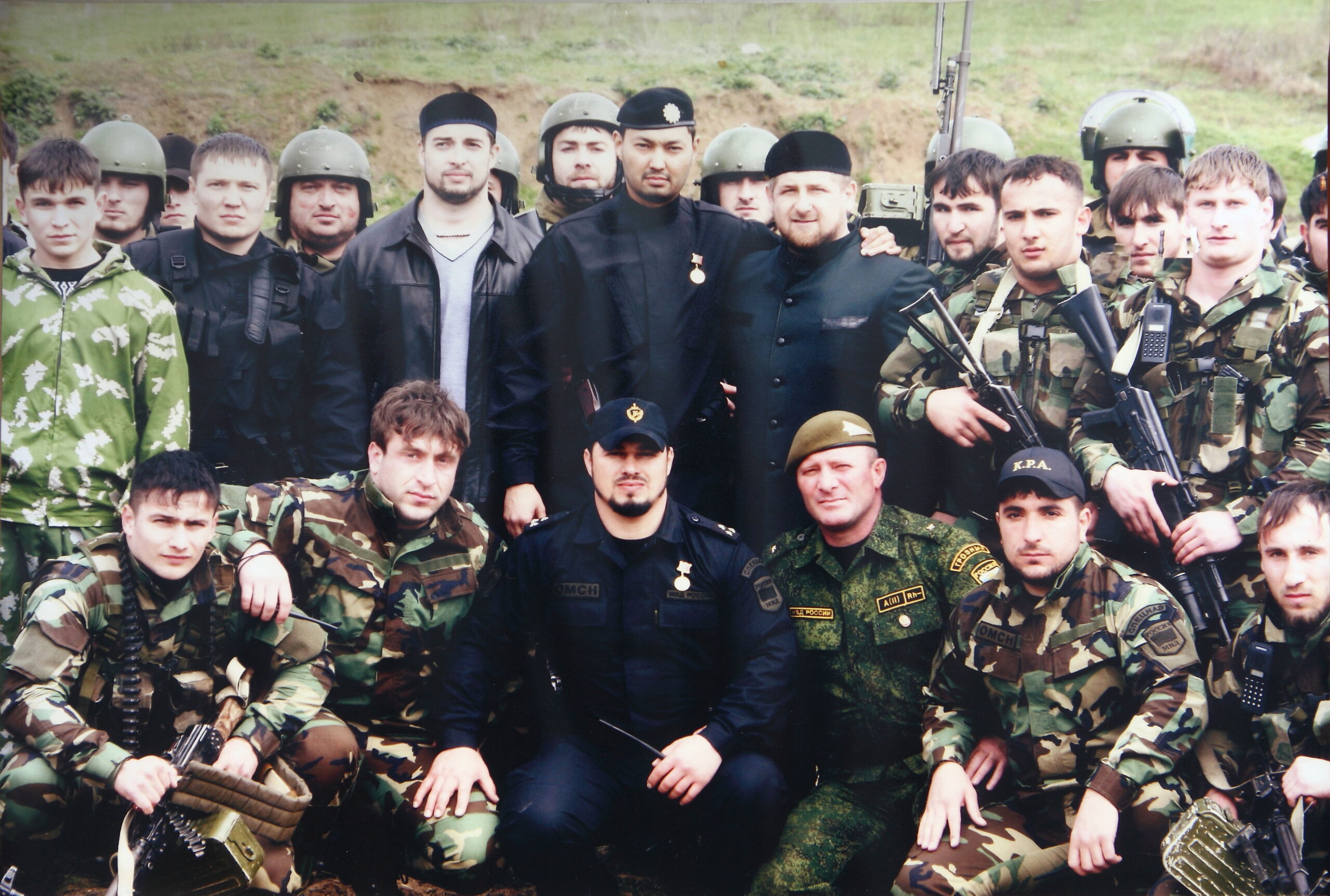 Kenes rakishev and ramzan kadyrov’s fighters
